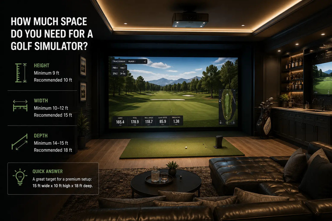 How Much Space Do You Need for a Golf Simulator?