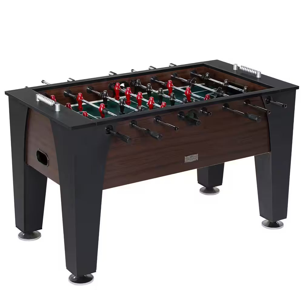 58-inch Richmond foosball table with robot-style players, steel rods and bead scorers