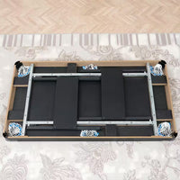 65.75-inch green portable foldable pool table with billiards accessory set