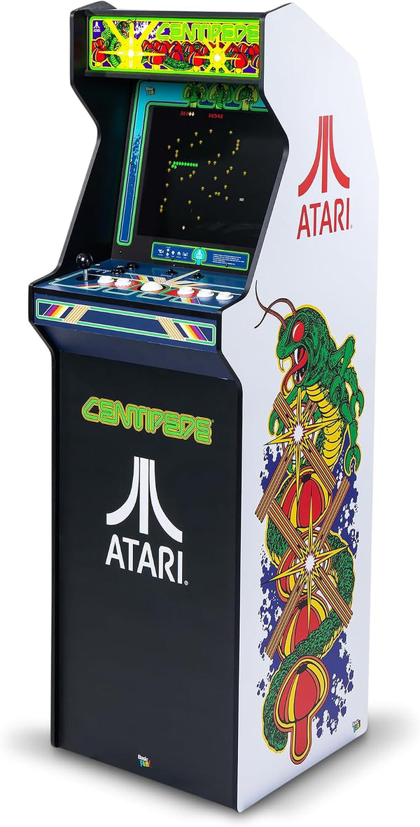 '- Atari Centipede Ultra Series Game Machine, 40 Games, 17" Liquid Crystal Screen - Indoor Cabinet, Retro, Gaming Console, Basement Decoration, Man Cave