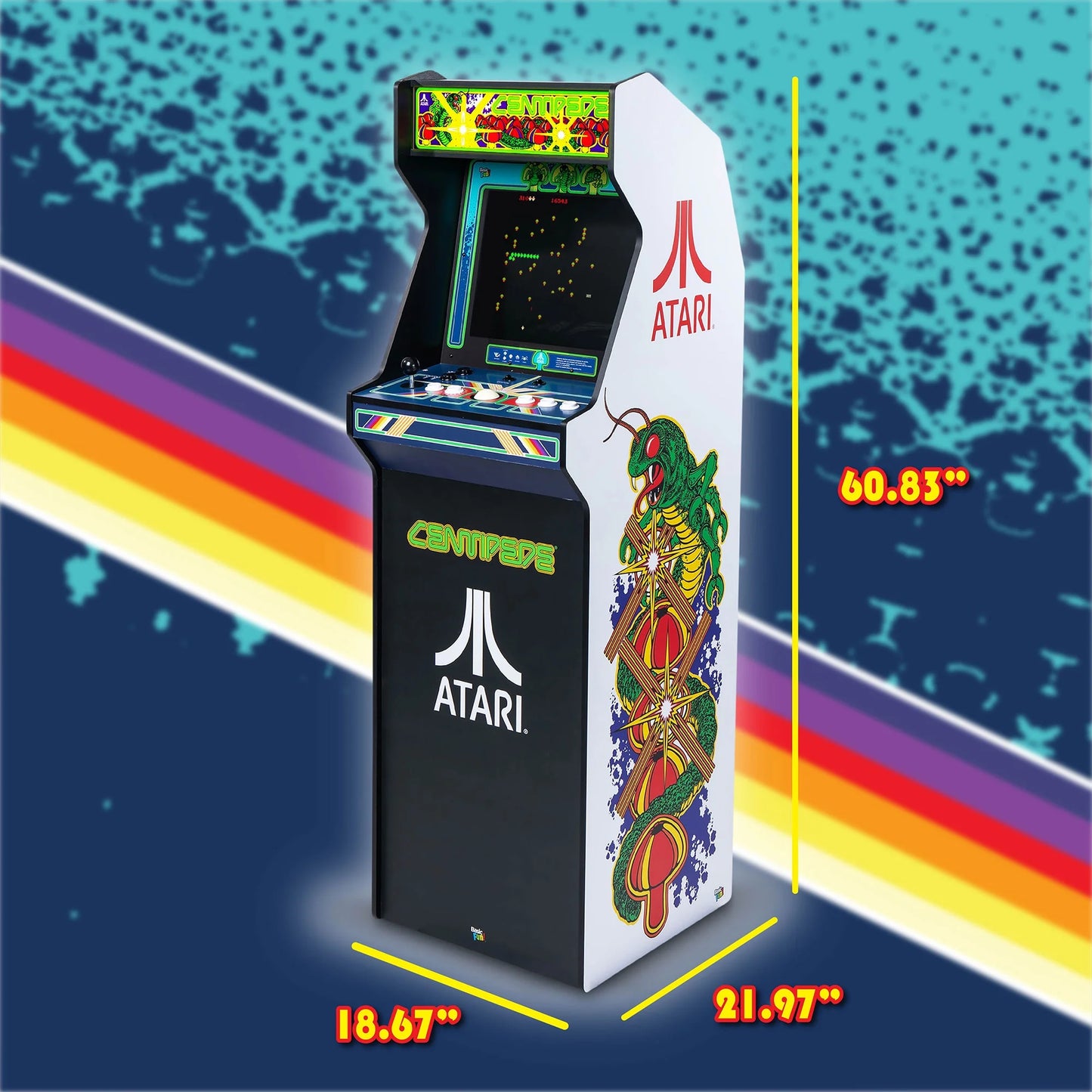 Arcade Classics Atari Centipede full-size arcade machine with 17-inch screen and trackball