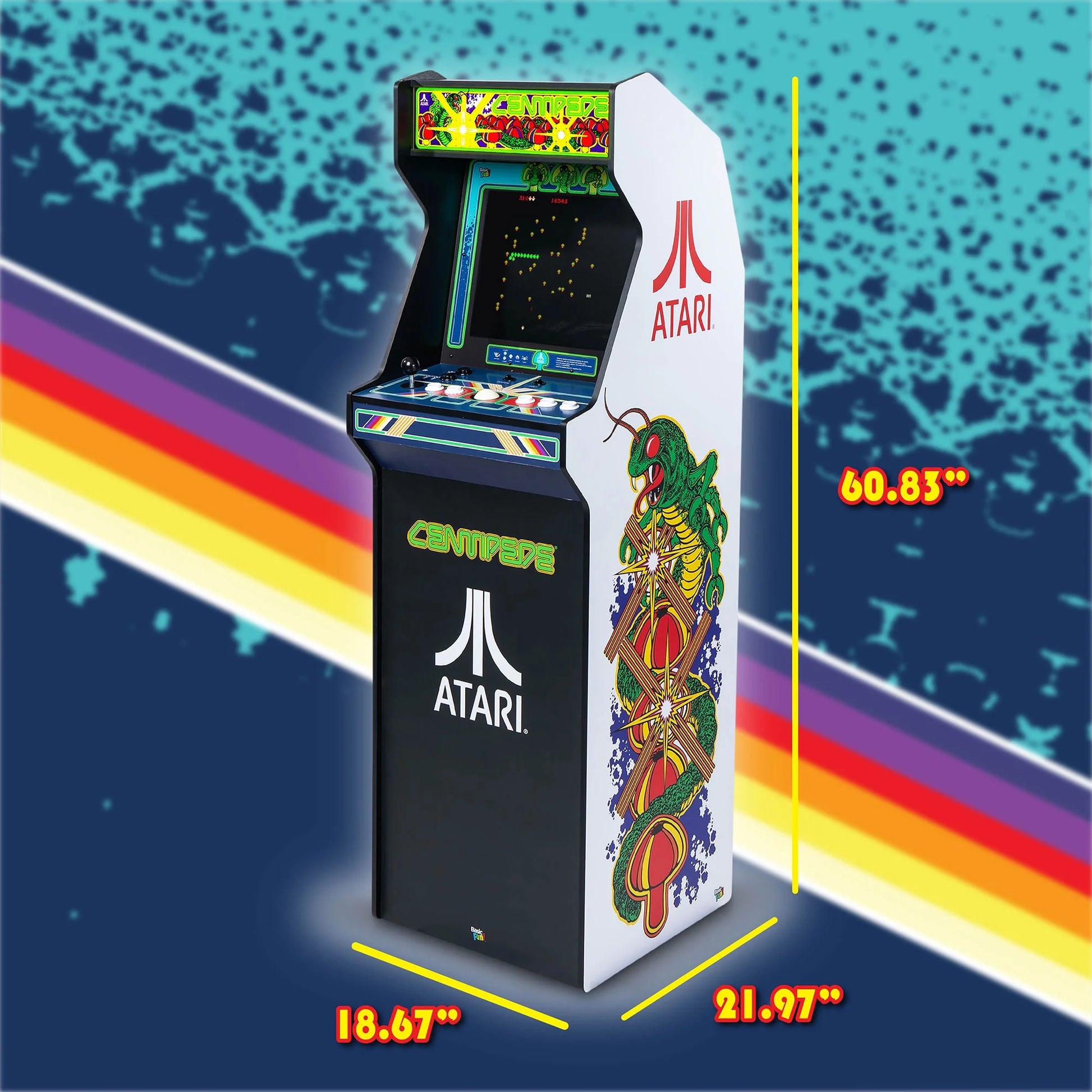 Arcade Classics Atari Centipede full-size arcade machine with 17-inch screen and trackball