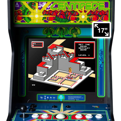 Arcade Classics Atari Centipede full-size arcade machine with 17-inch screen and trackball