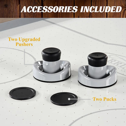 Barrington 7-foot urban air hockey table with electronic scoring and faux concrete legs