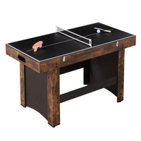 54-inch three-in-one game table for air hockey, foosball and table tennis